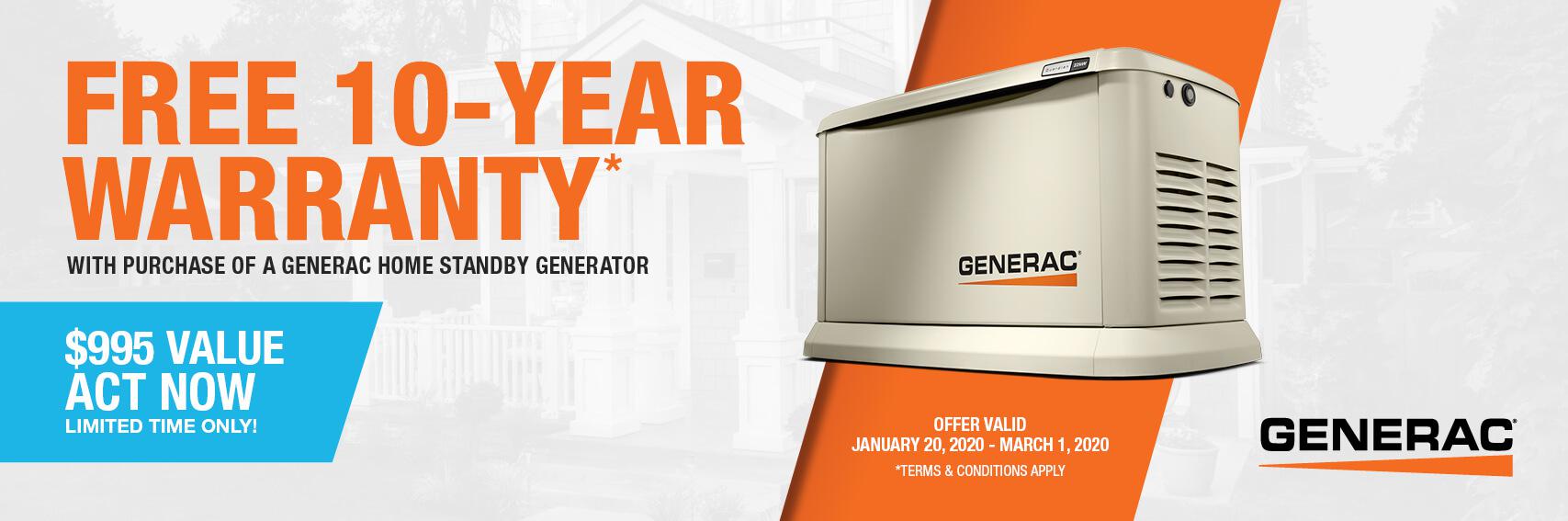 Homestandby Generator Deal | Warranty Offer | Generac Dealer | Miller Place, NY